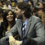 Silvia Lopez Castro and Pau Gasol attend NBA All Star Party Hosted