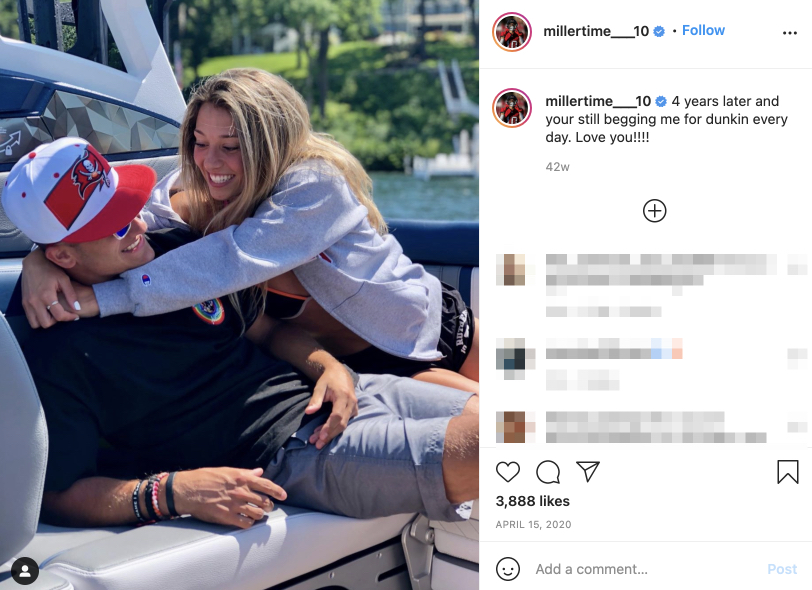 Scotty Miller's wife Jenna Rizkalla - PlayerWives.com